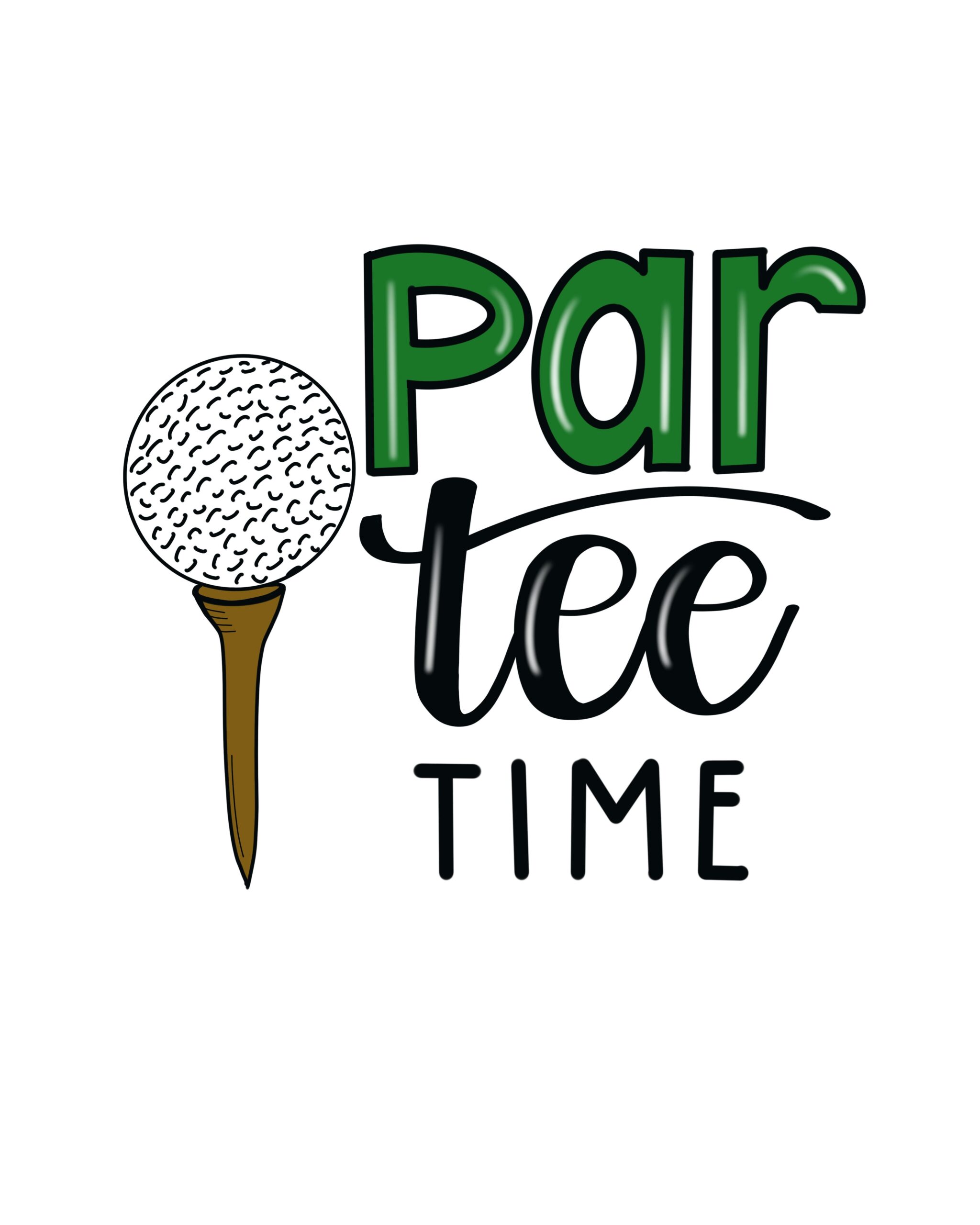 Hand Lettered Golf Printable Amy Latta Creations