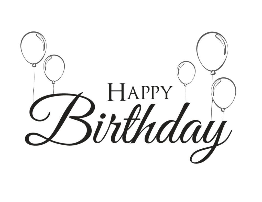 Happy Birthday Calligraphy 3 Free Printables 