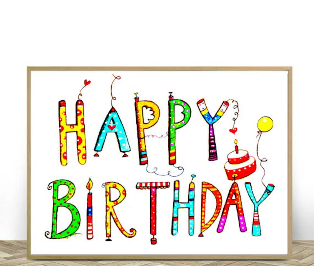 Happy Birthday Images Printable