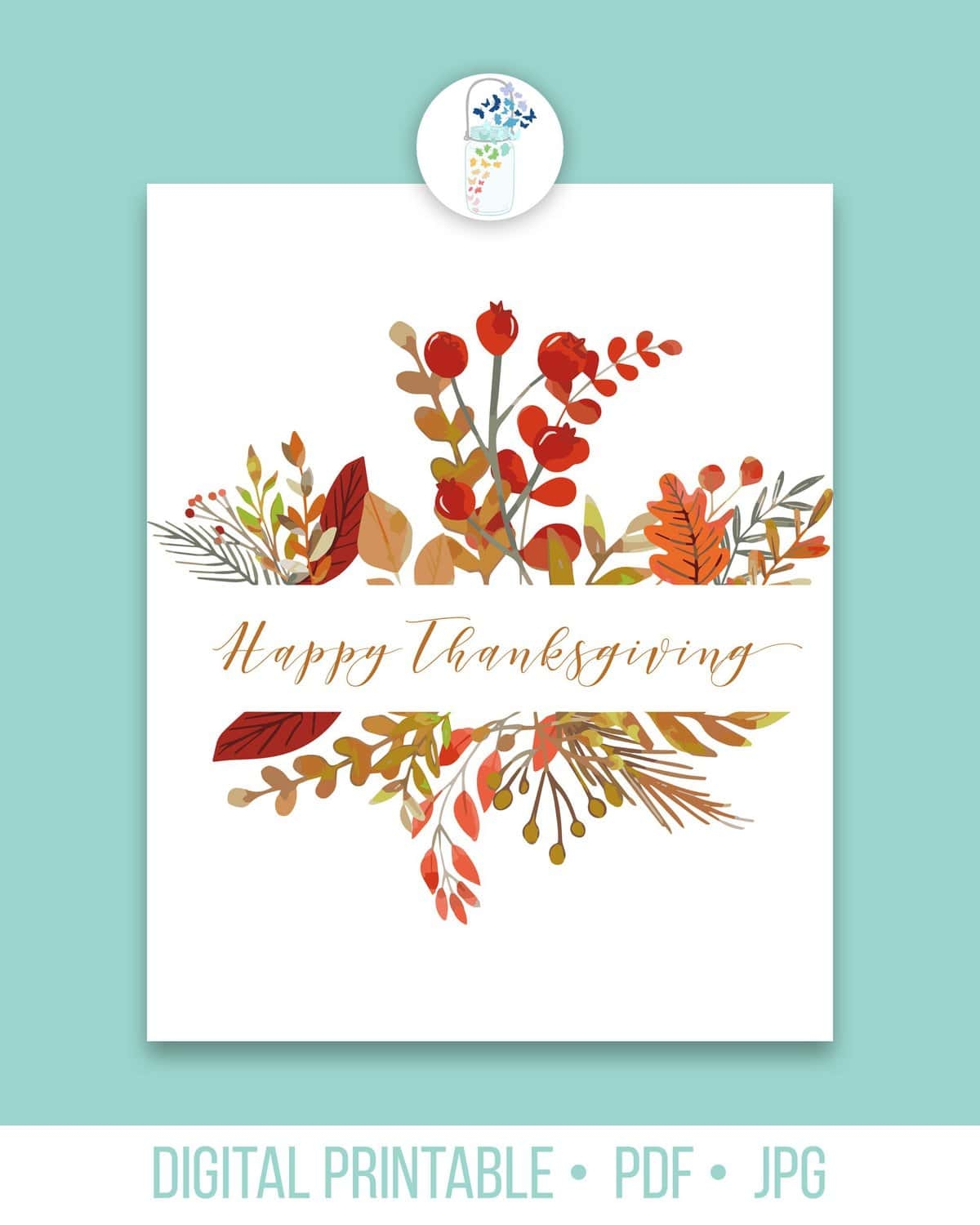 Happy Thanksgiving Images Printable