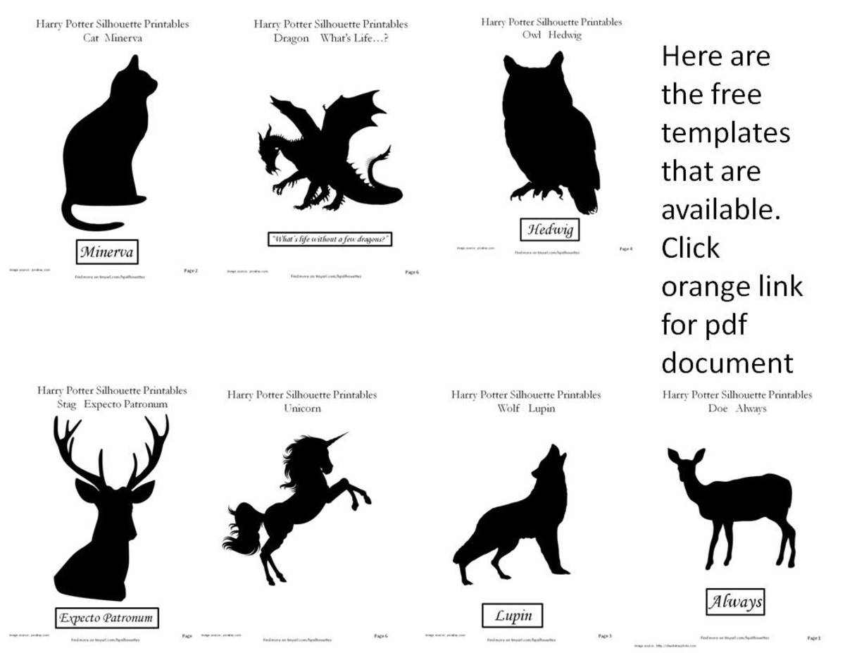Printable Harry Potter Silhouette Images