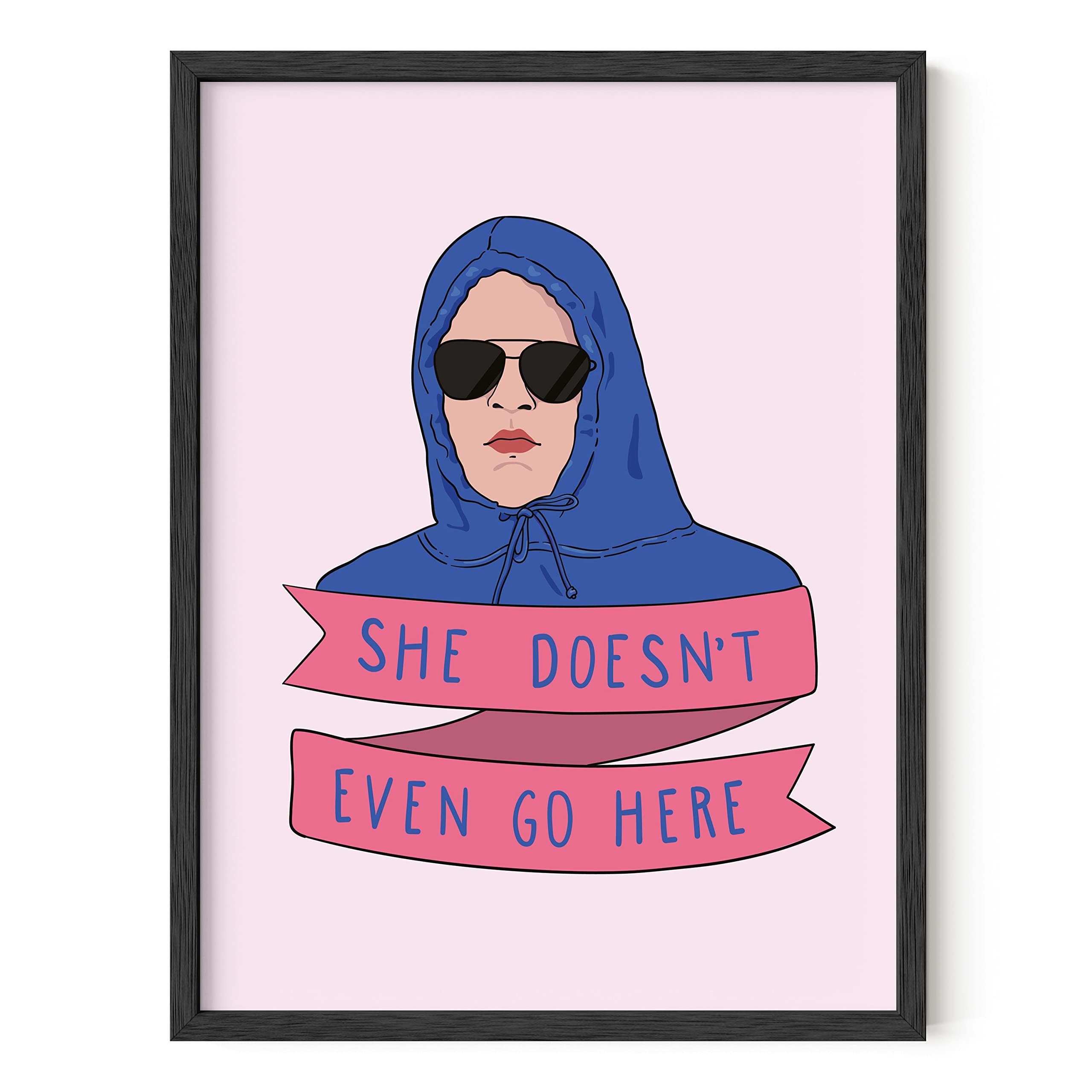 Haus And Hues Mean Girls Poster Pink Wall Art Mean Girls Quotes Preppy Wall Art Pink