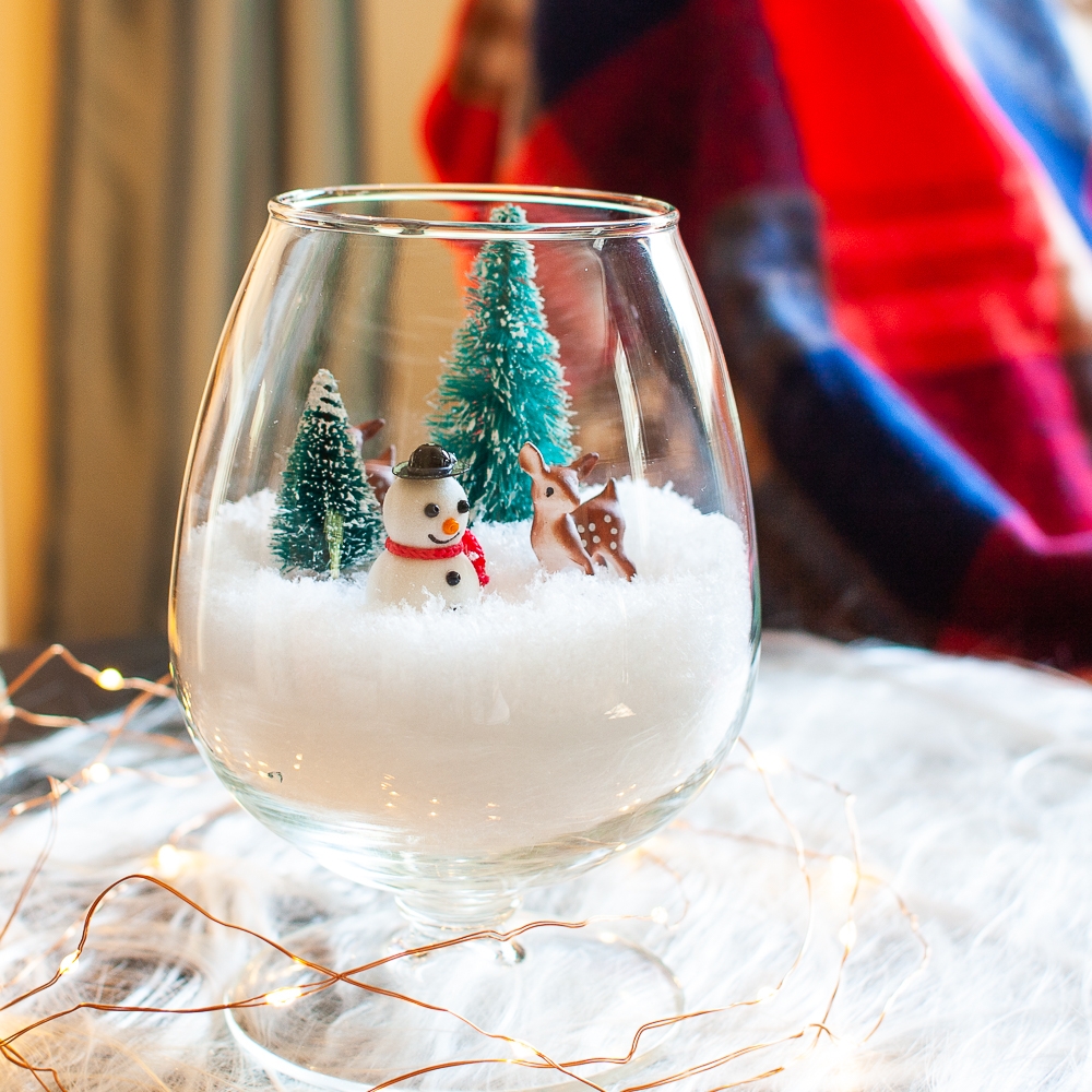 Christmas Landscape Images Printable Diy Jar Lantern