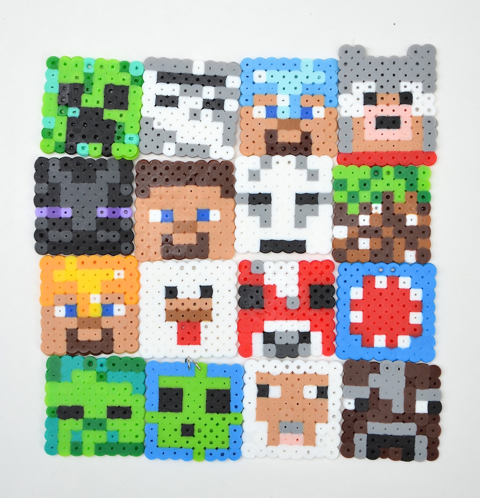 Ikat Bag Minecraft Party Coloring Bookmarks Crafting Golden Apples And Find the Heads