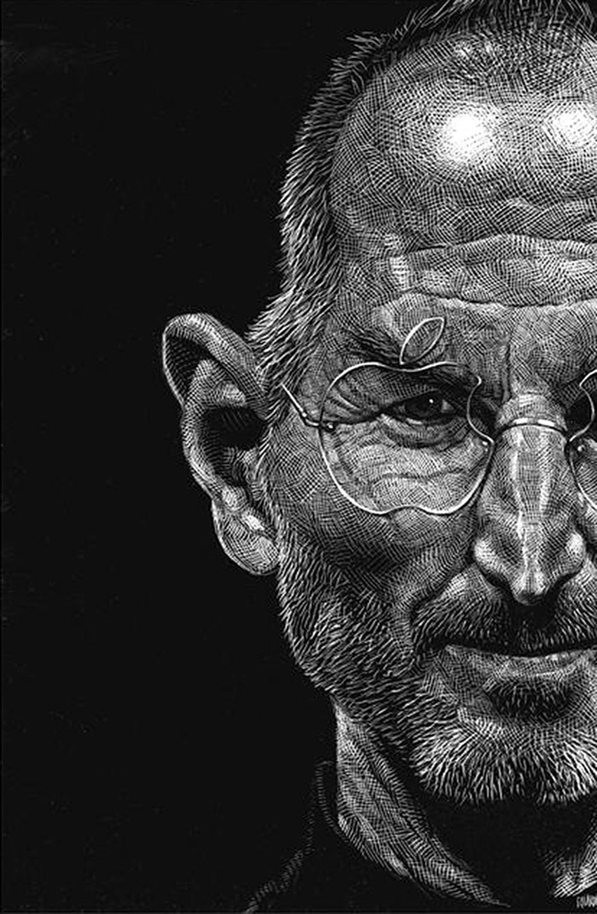 Printable Carricature Image Of Steve Jobs