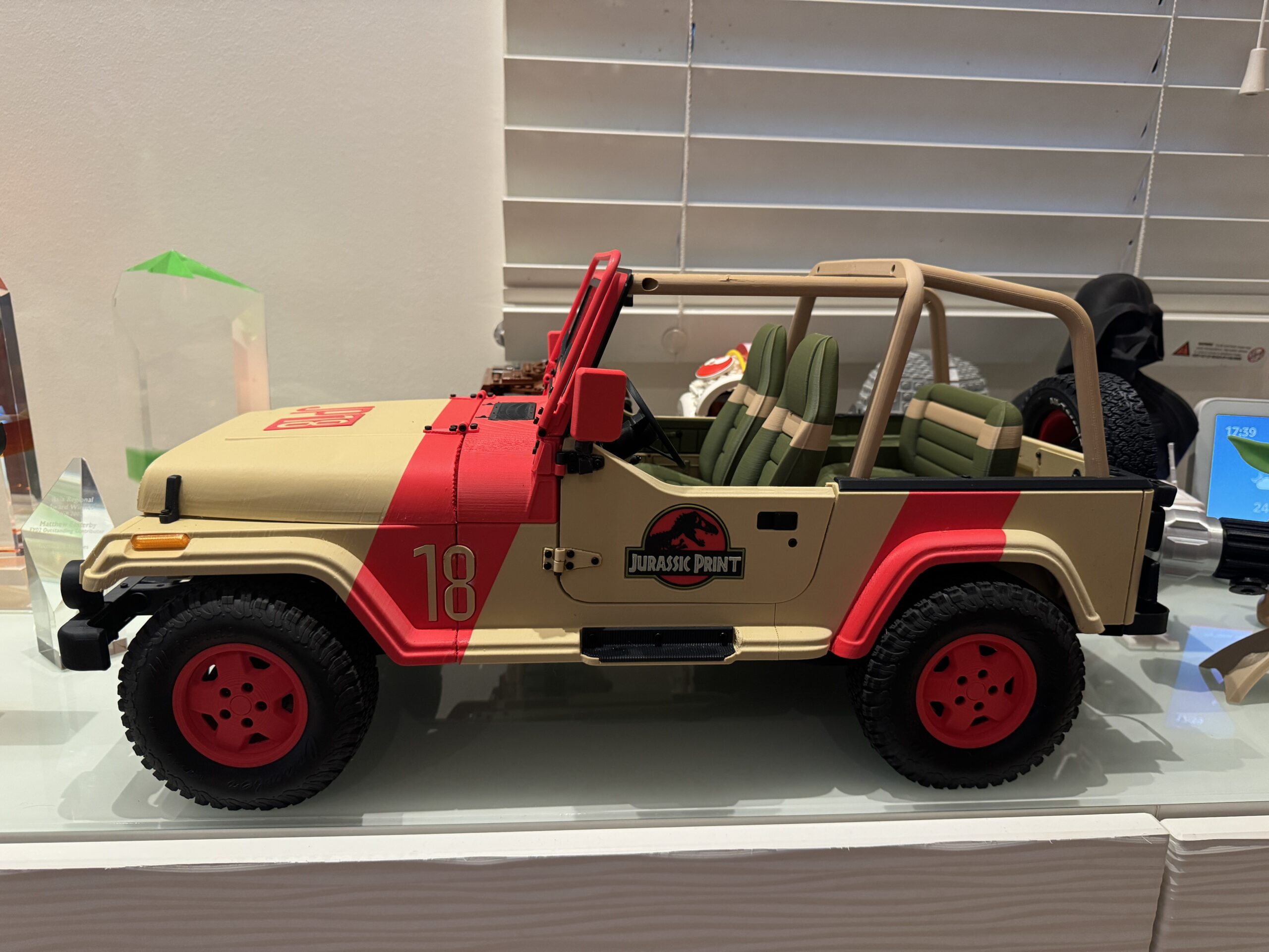  JURASSIC PRINT WRANGL3R FULL 3D PRINTED RC KIT 3D Print With The Bambu Lab X1C 3D Printer Cults