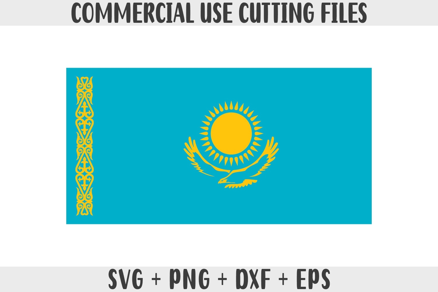 Printable Images On The Kazakhstan Flag