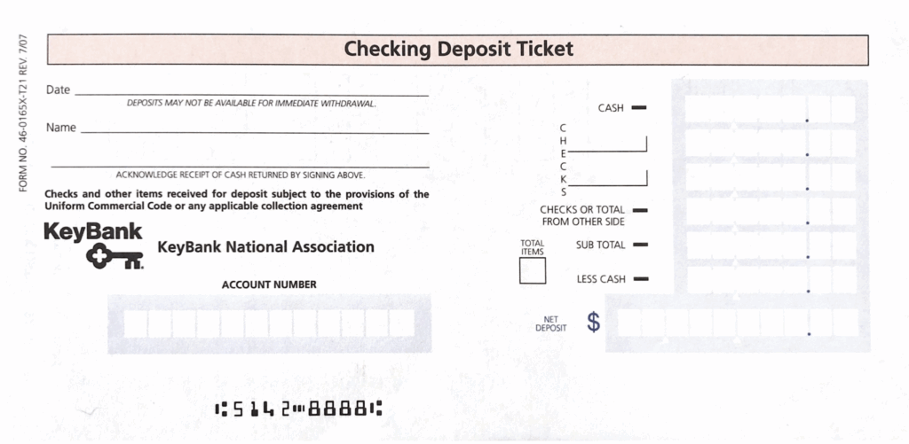 Key Bank Check Layout Printable Key Bank Images Free - Free Printable Images