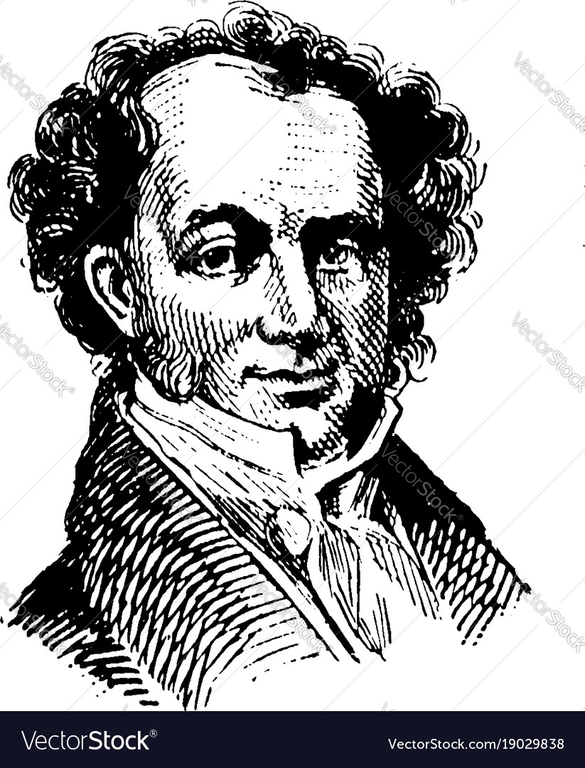 Martin Van Buren Vintage Royalty Free Vector Image