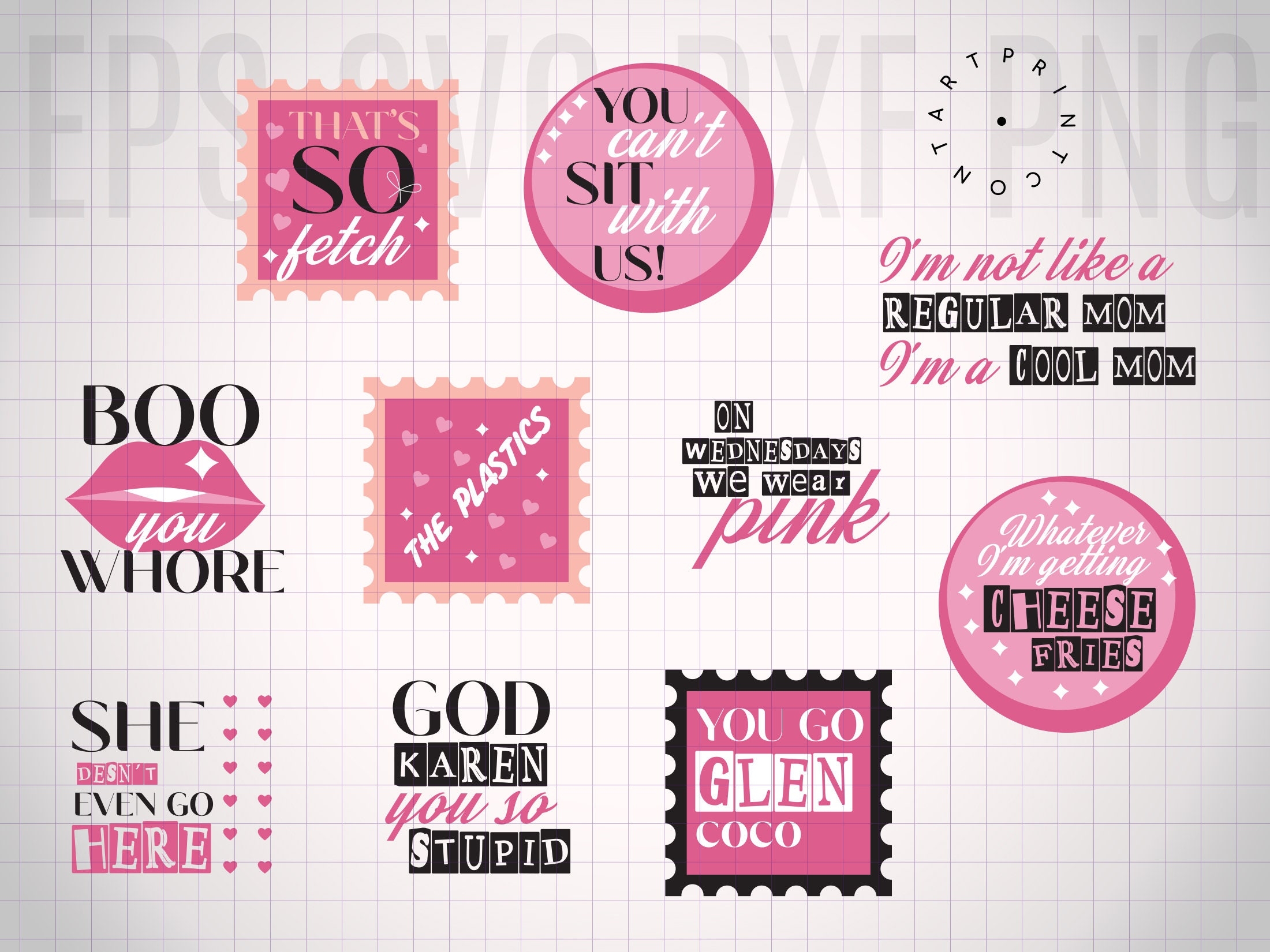 She Doesn'T Even Go Here Printable Image