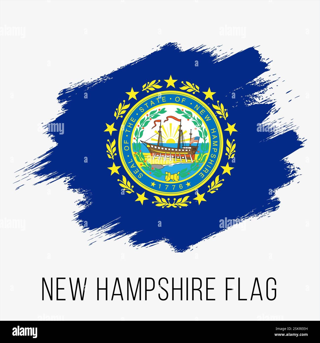 New Hampshire Flag Hi res Stock Photography And Images Alamy