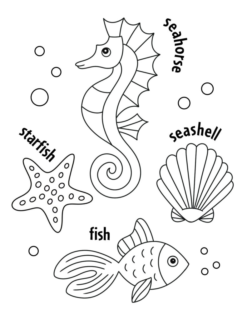 Printable Under The Sea Theme Images Free