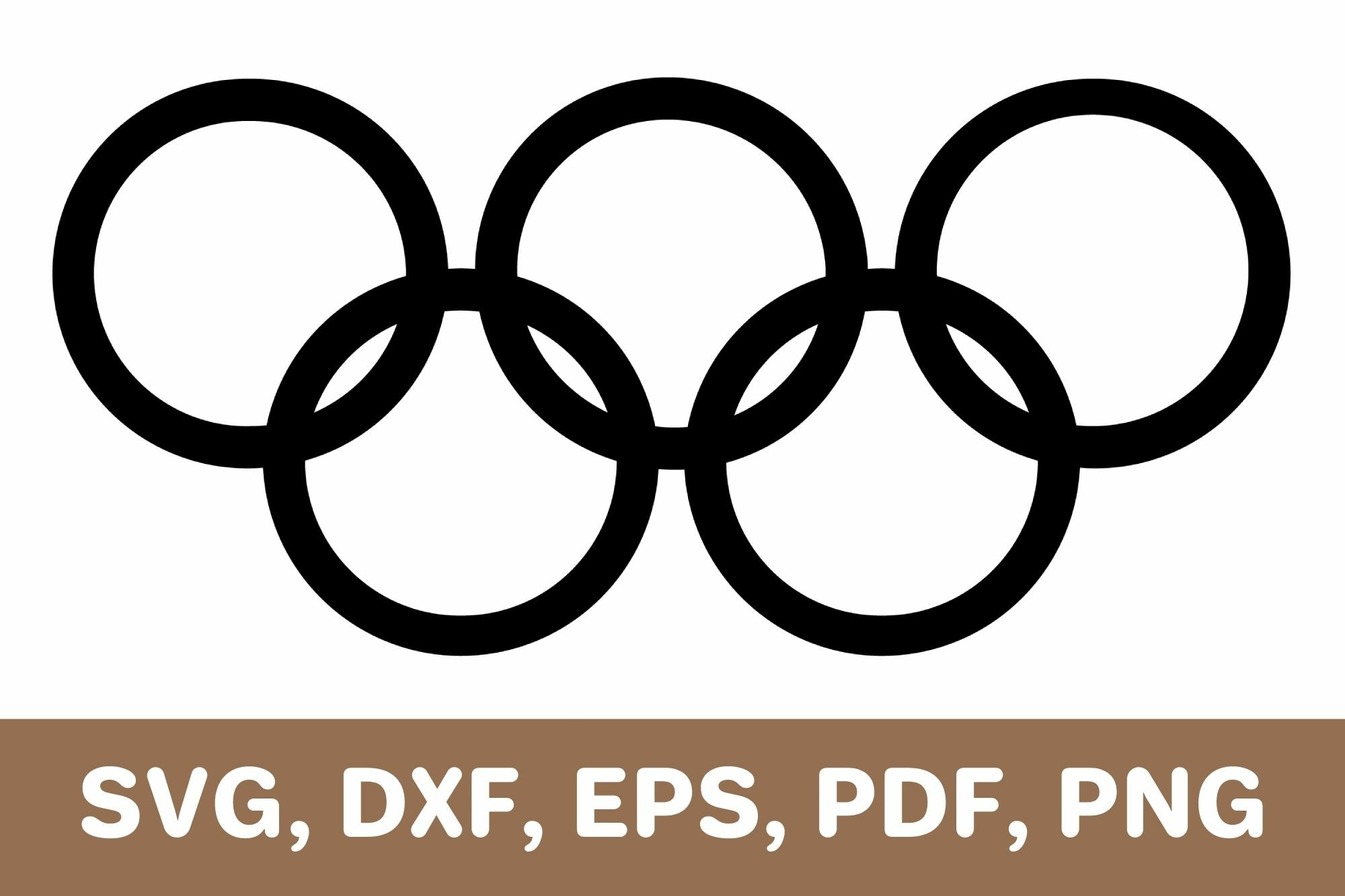 Olympic Rings Svg Olympics Svg Cricut Silhouette