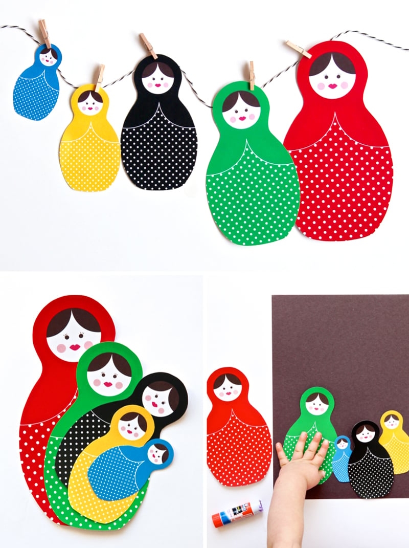 Russian Nesting Dolls Printable Images