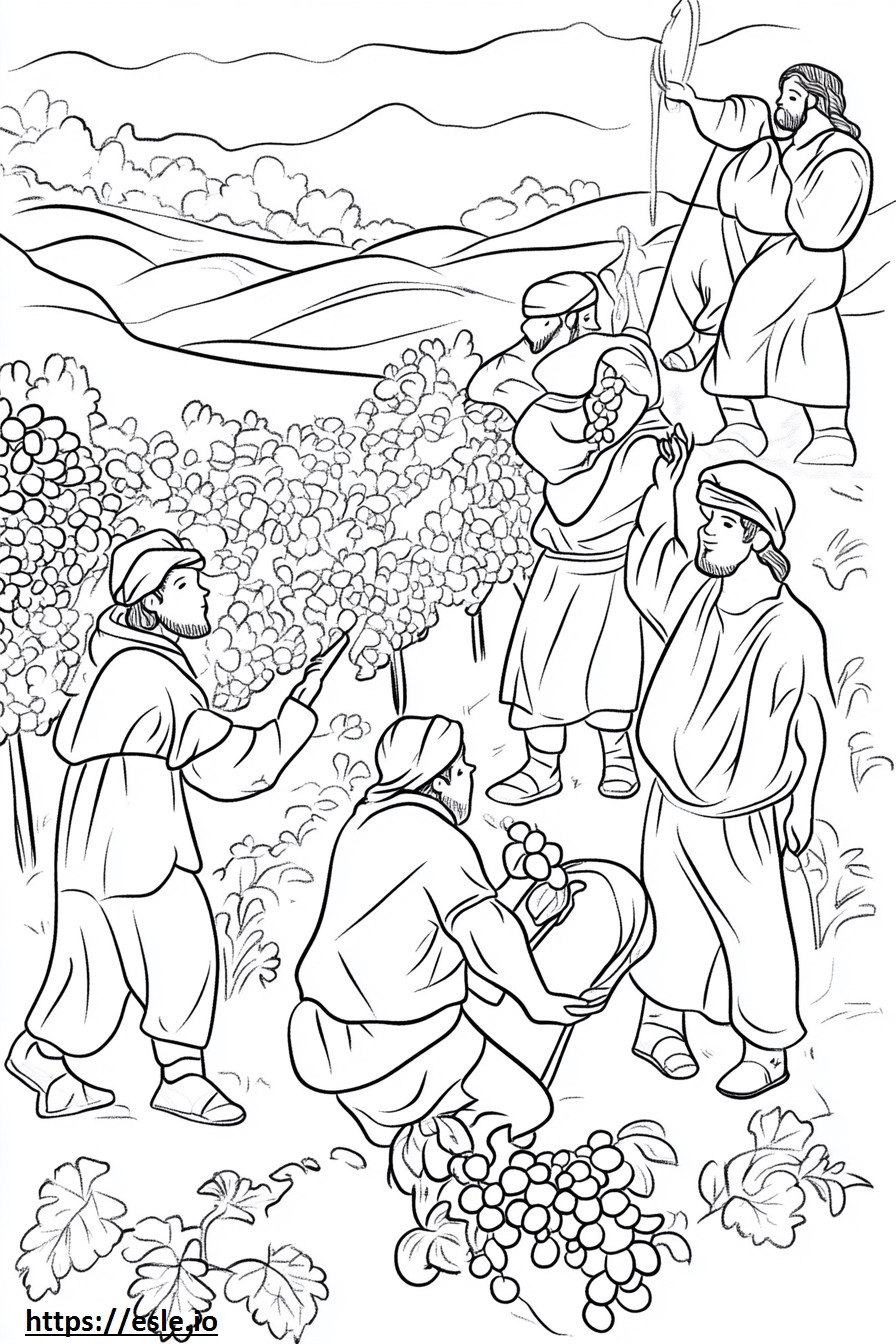 Parable Of The Workers In The Vineyard Free Printable