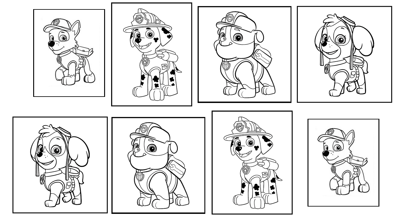 Printable Images Of Paw Patrol Characters