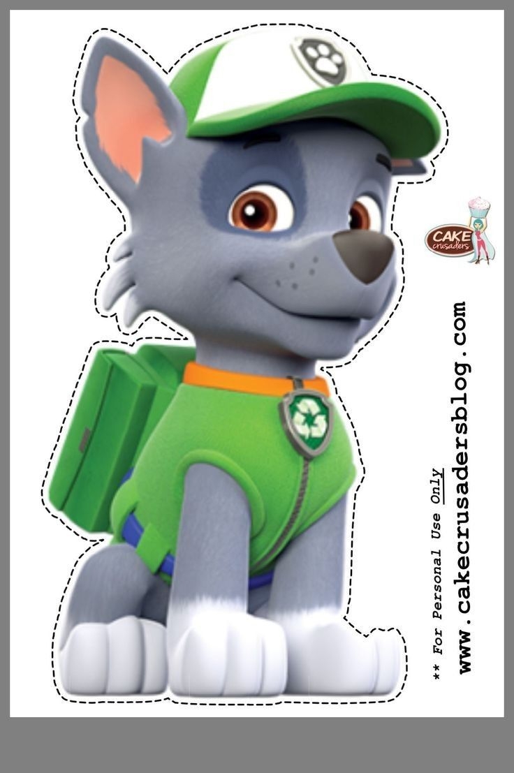 Green Image Paw Patrol Free Printable