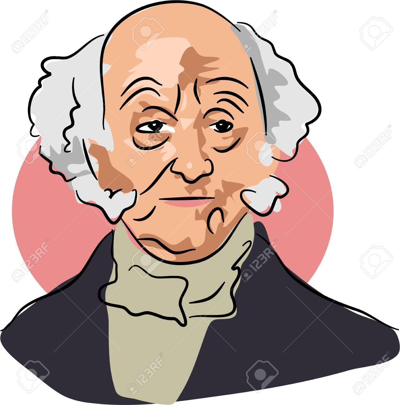 Portrait Of American President Martin Van Buren 1837 41 Stock Photo Picture And Royalty Free Image Image 3747137 