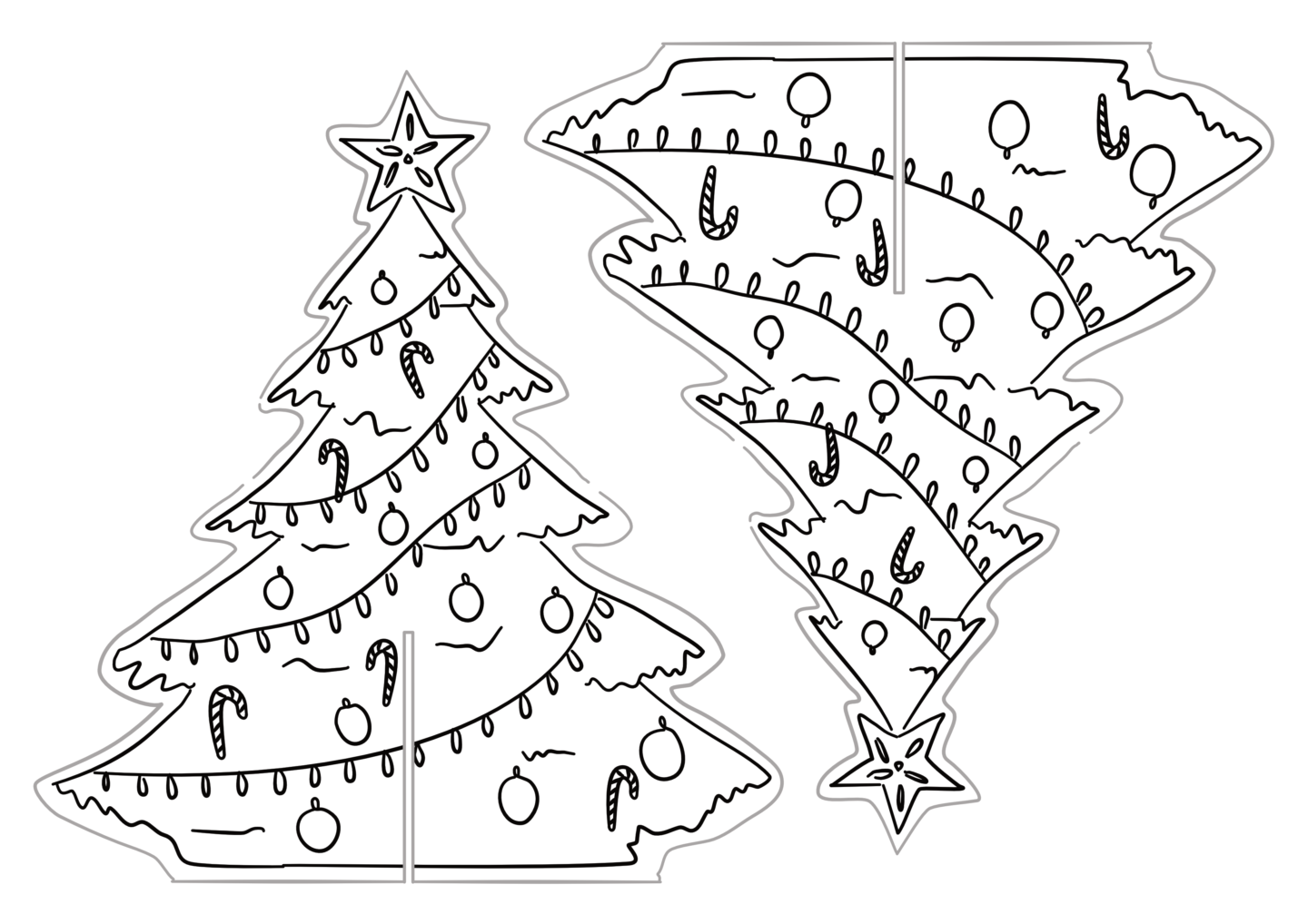 Printable Images Of Christmas Trees