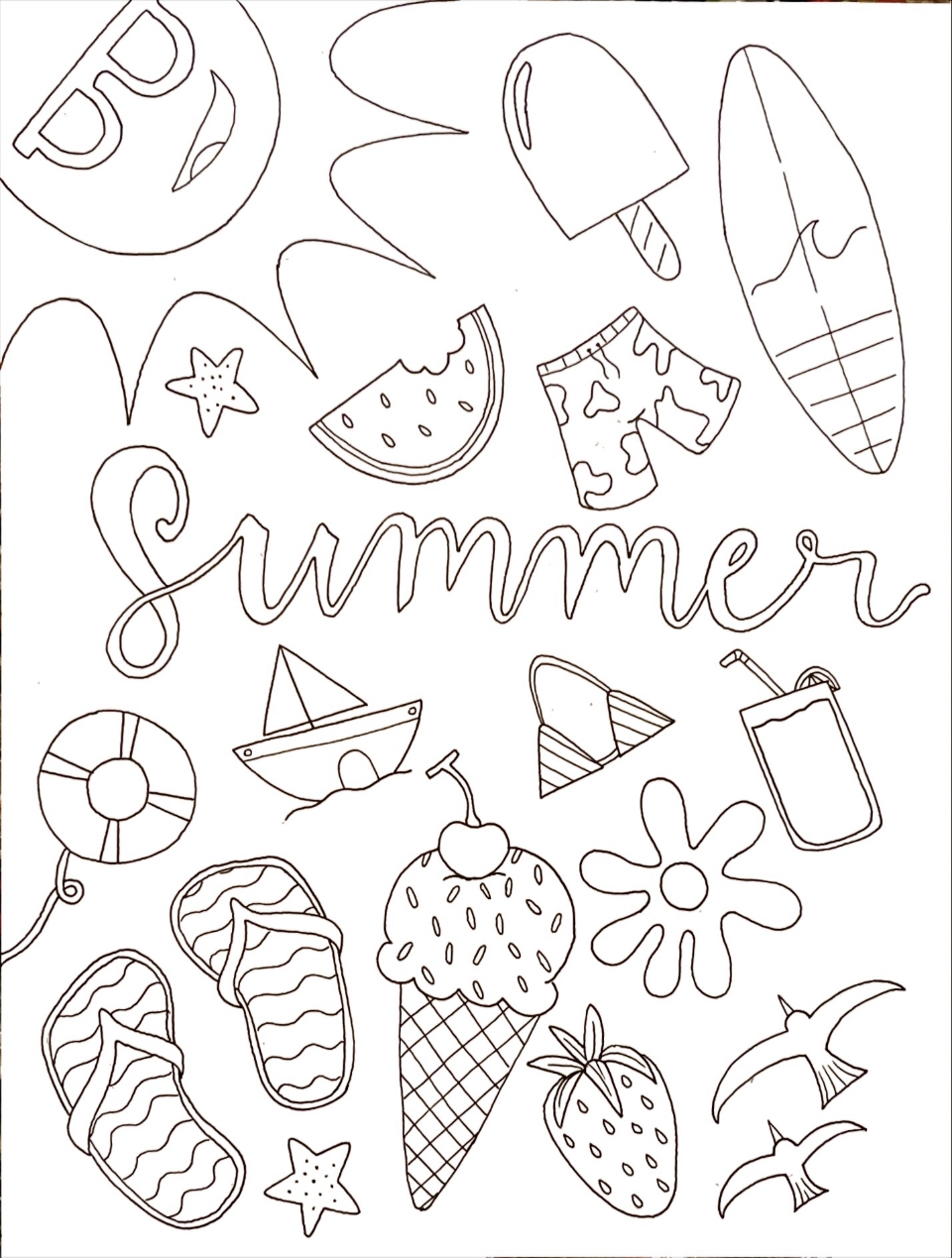 Summer Printable Images