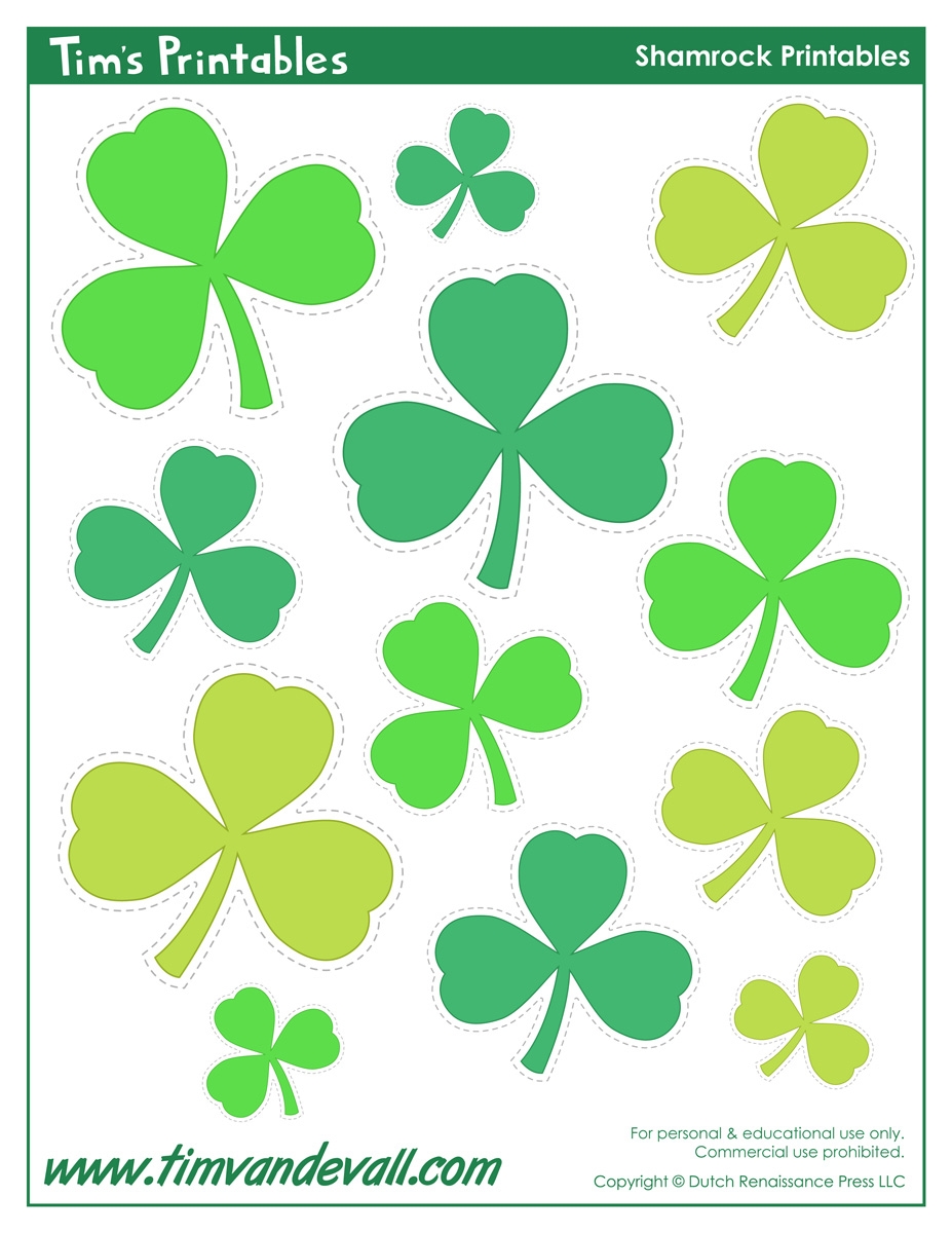 Shamrock Printable Images