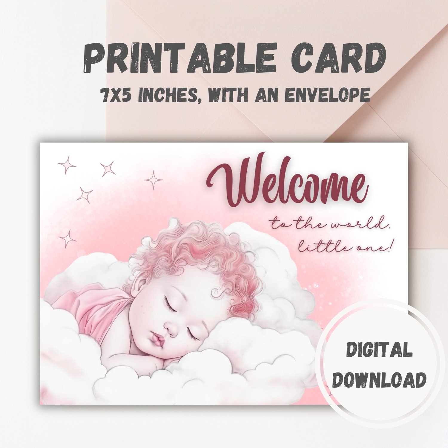 Welcome Newborn Baby Images Printable