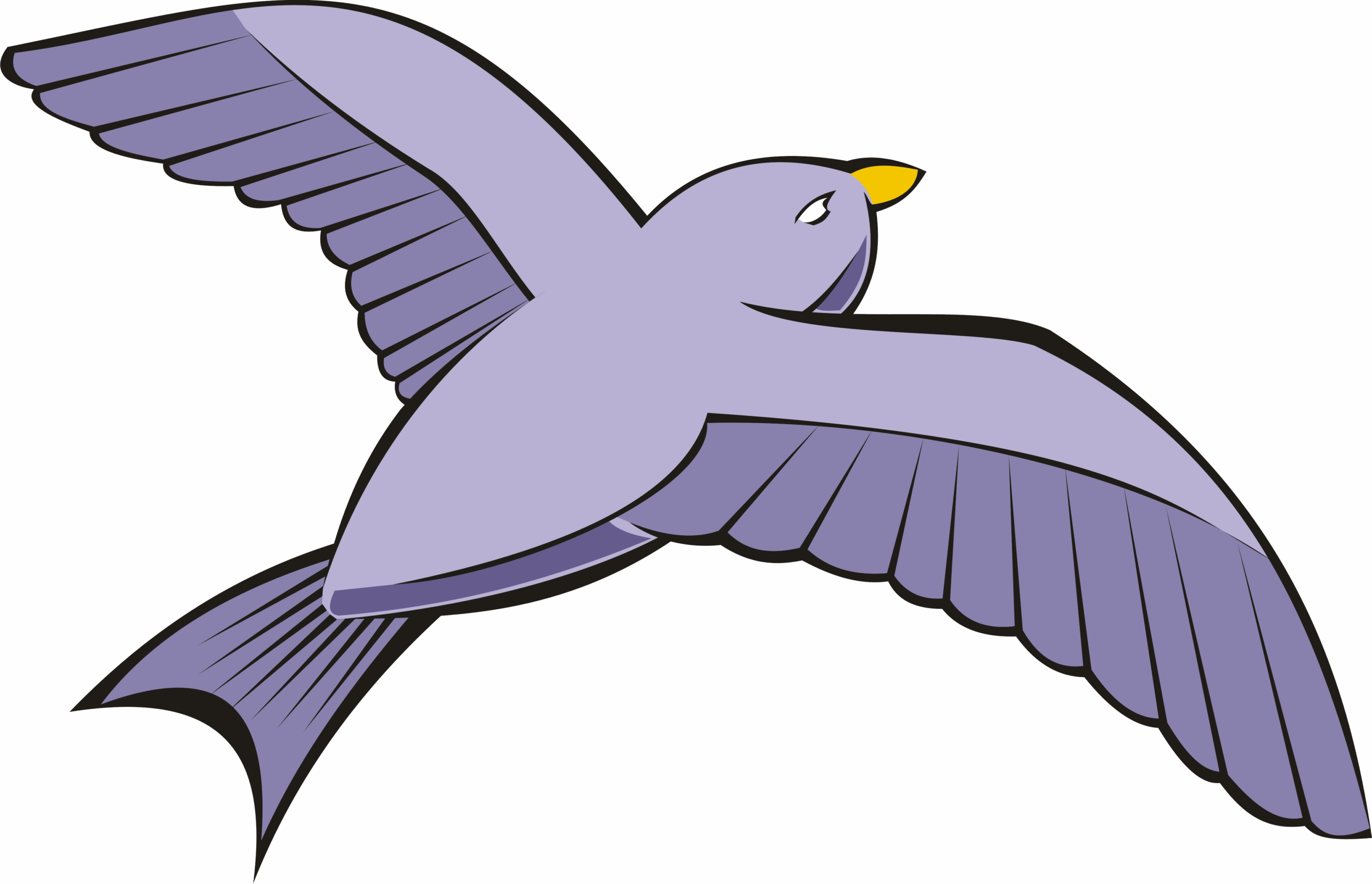 Purple Bird Free Vector Clipart Images On Creazilla