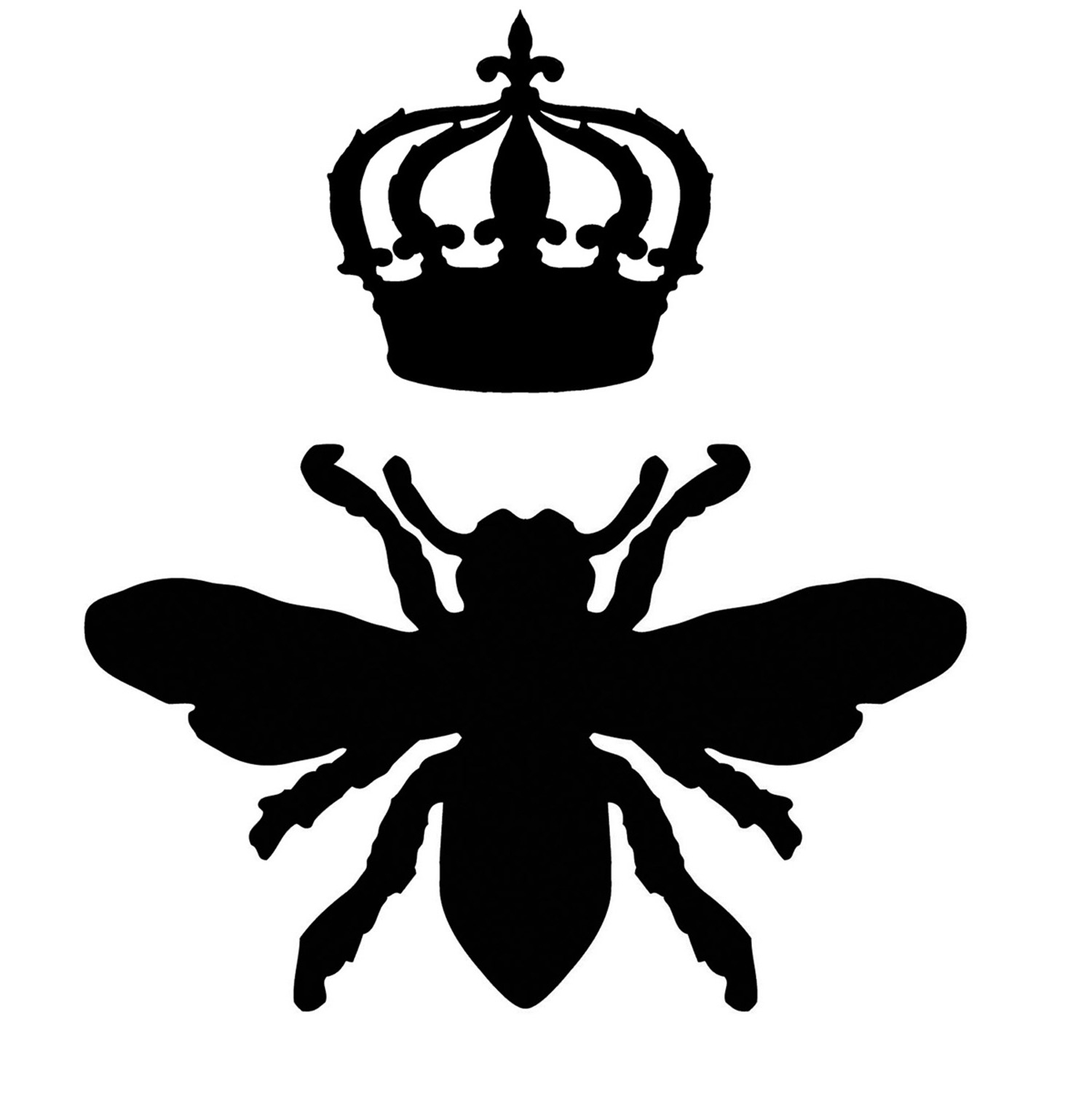Queen Bee Picture Iron On Transfer The Graphics Fairy