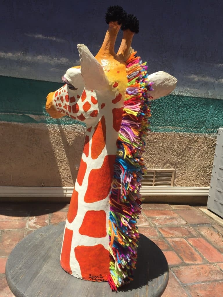 Rainbow Giraffe Ultimate Paper Mache