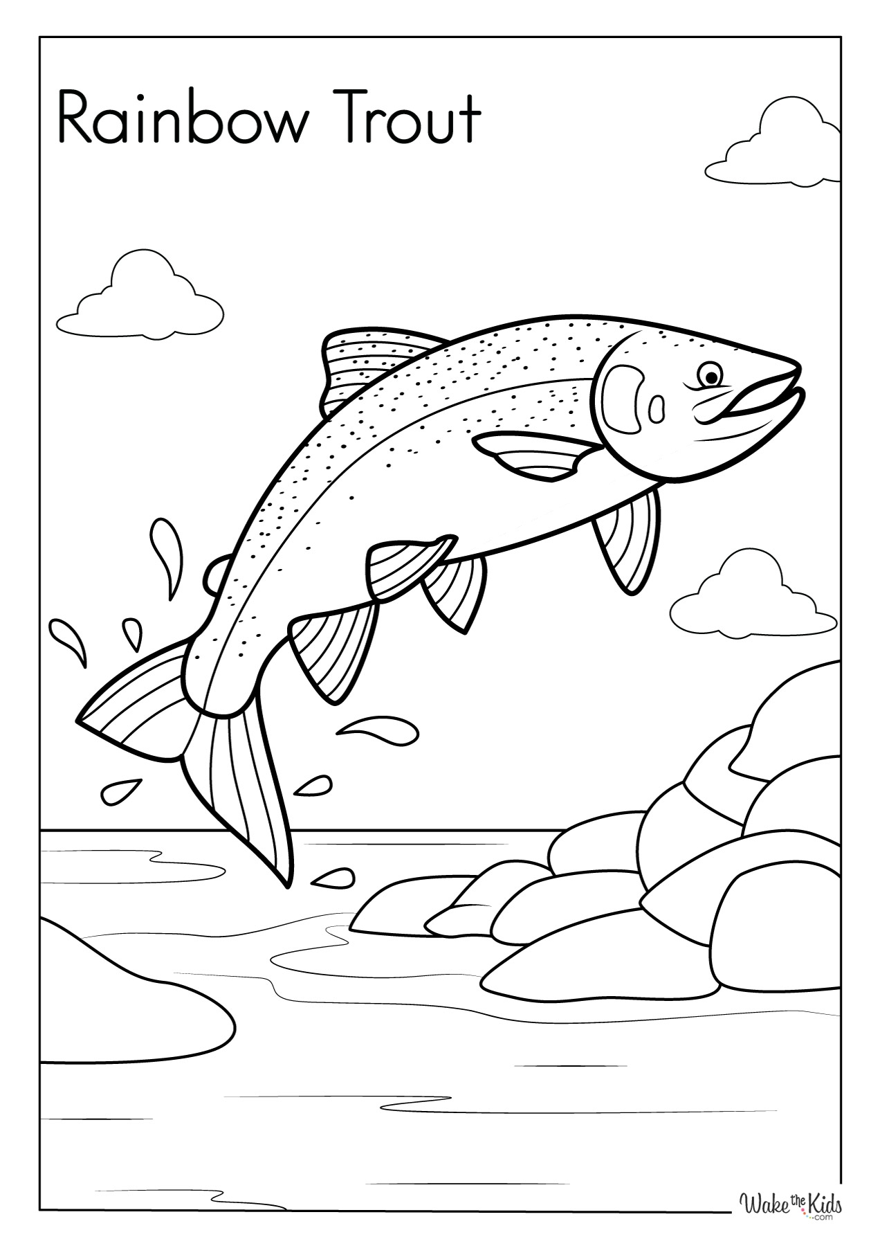 Printable Images Of Trout Fish