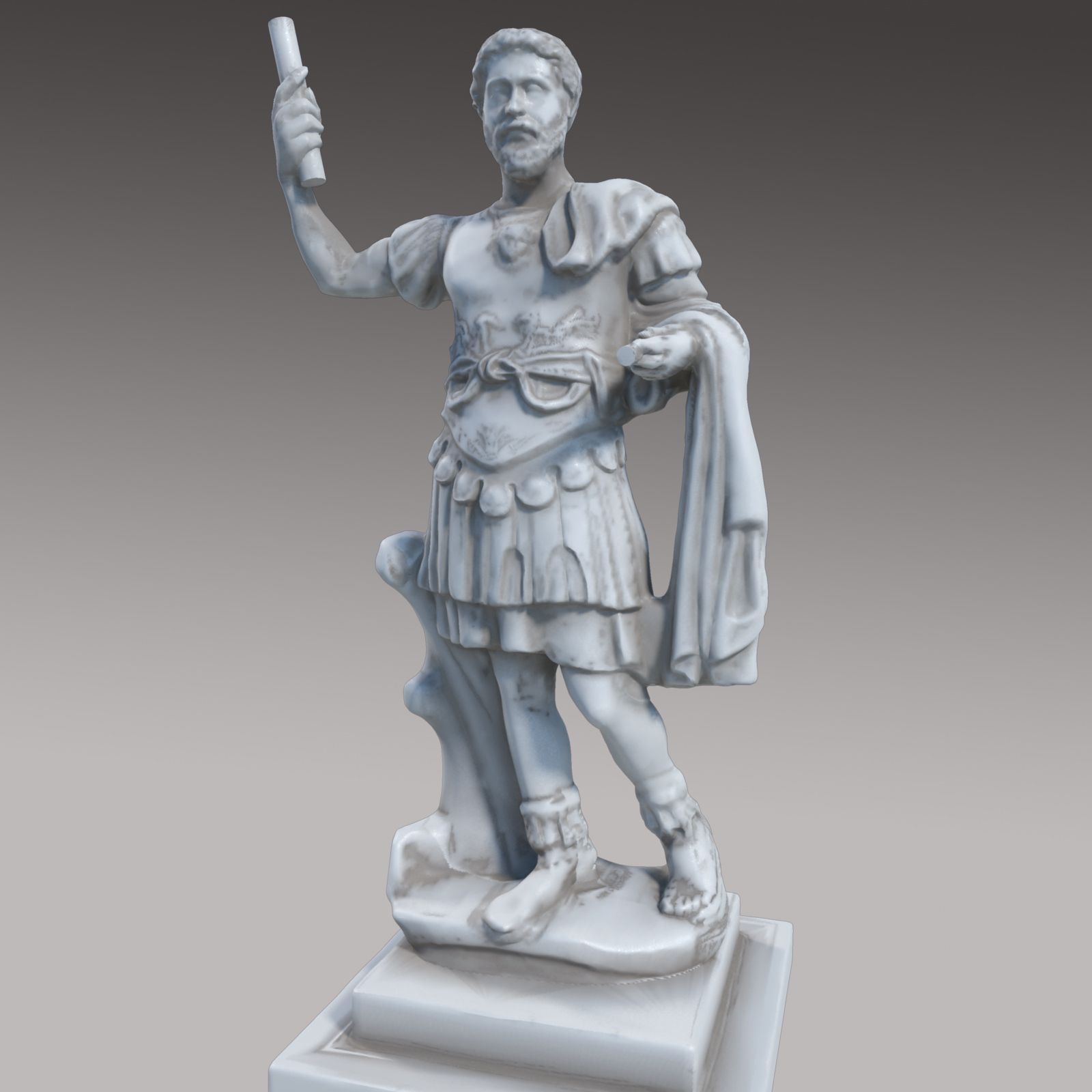 Roman Statue 3D Model 159 fbx ma obj Free3D