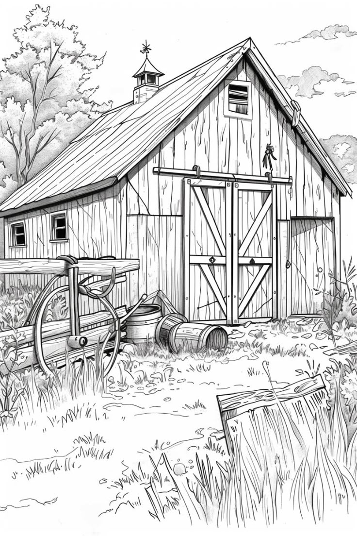 Printable Old Barn Images Free