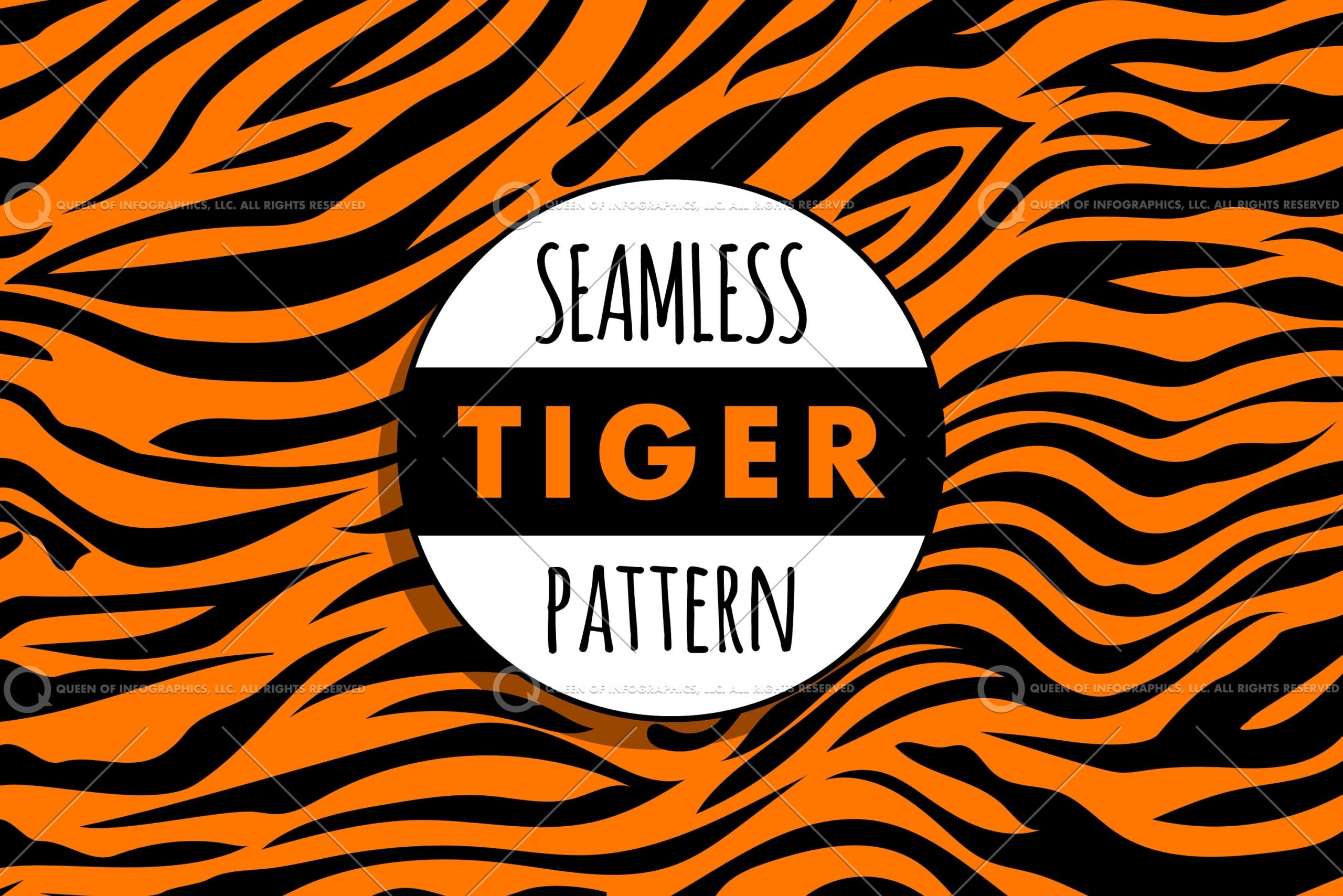 Seamless Tiger Stripes Pattern Digital Download Digital Repeatable Pattern Png Jpg Svg Eps ai Vector Pattern High Quality Animal Print Etsy