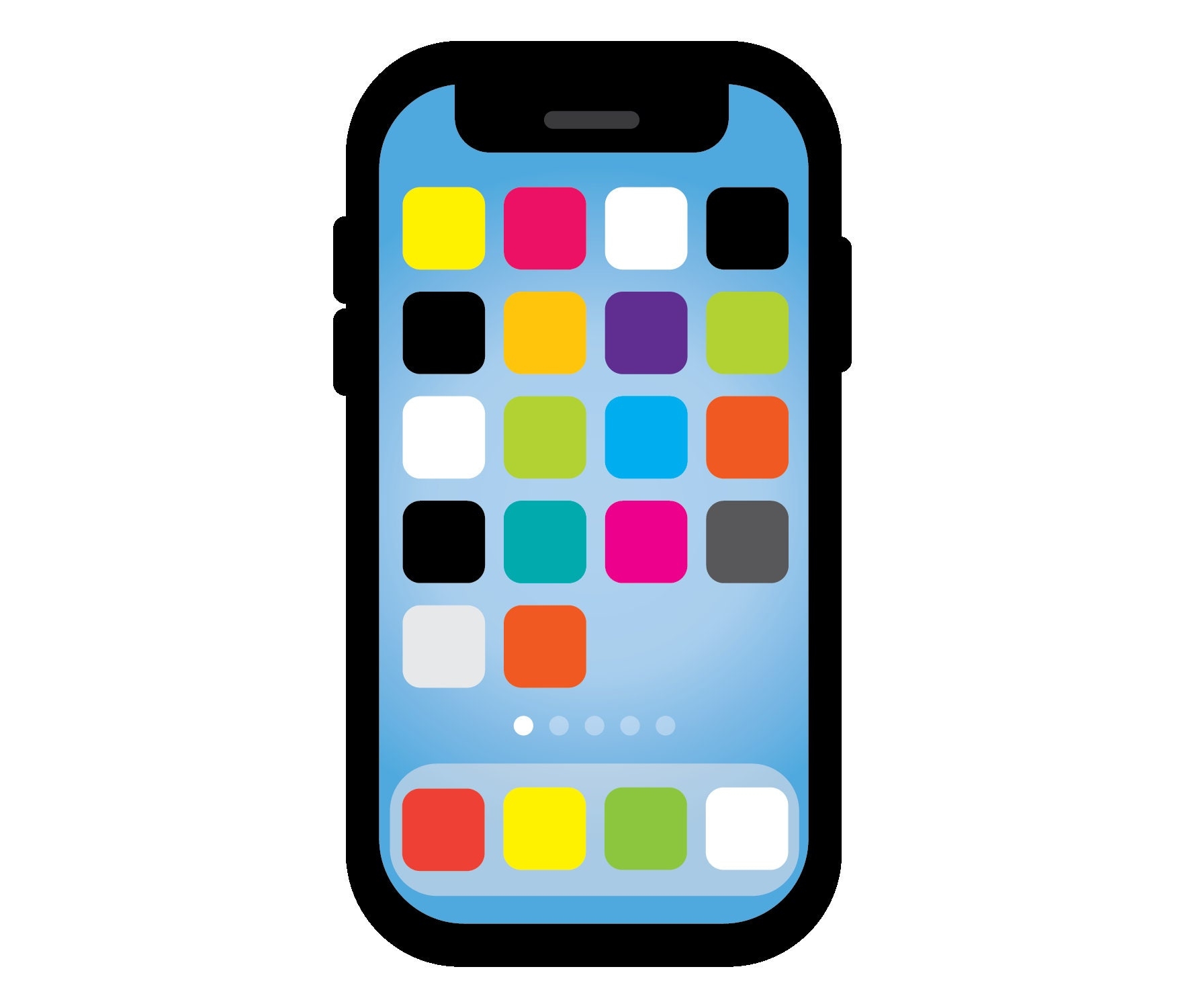 Smart Phone Svg Cell Phone Clipart Mobile Phone Svg Cell Phone Svg Phone Svg Etsy