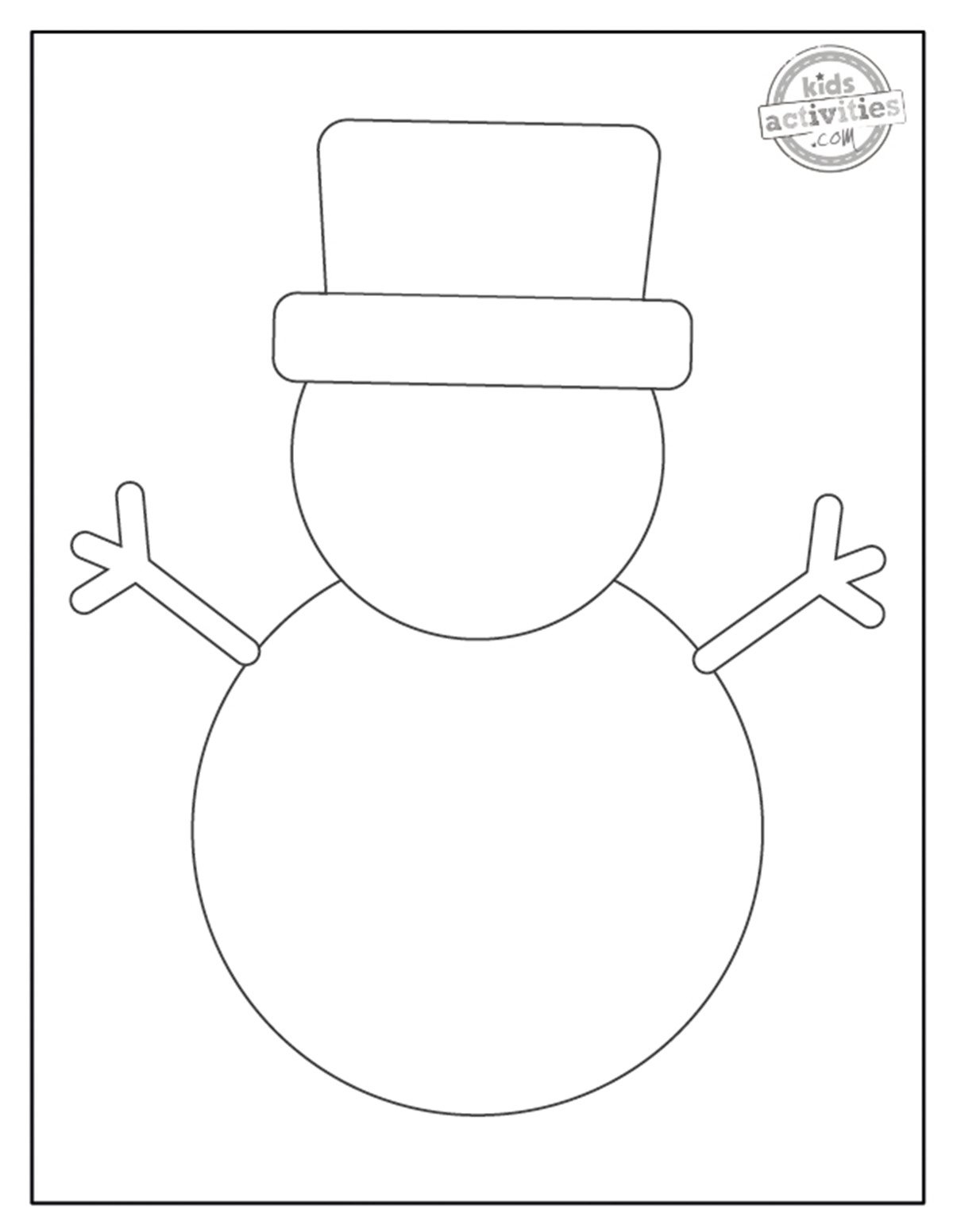 Snowman Printable Images