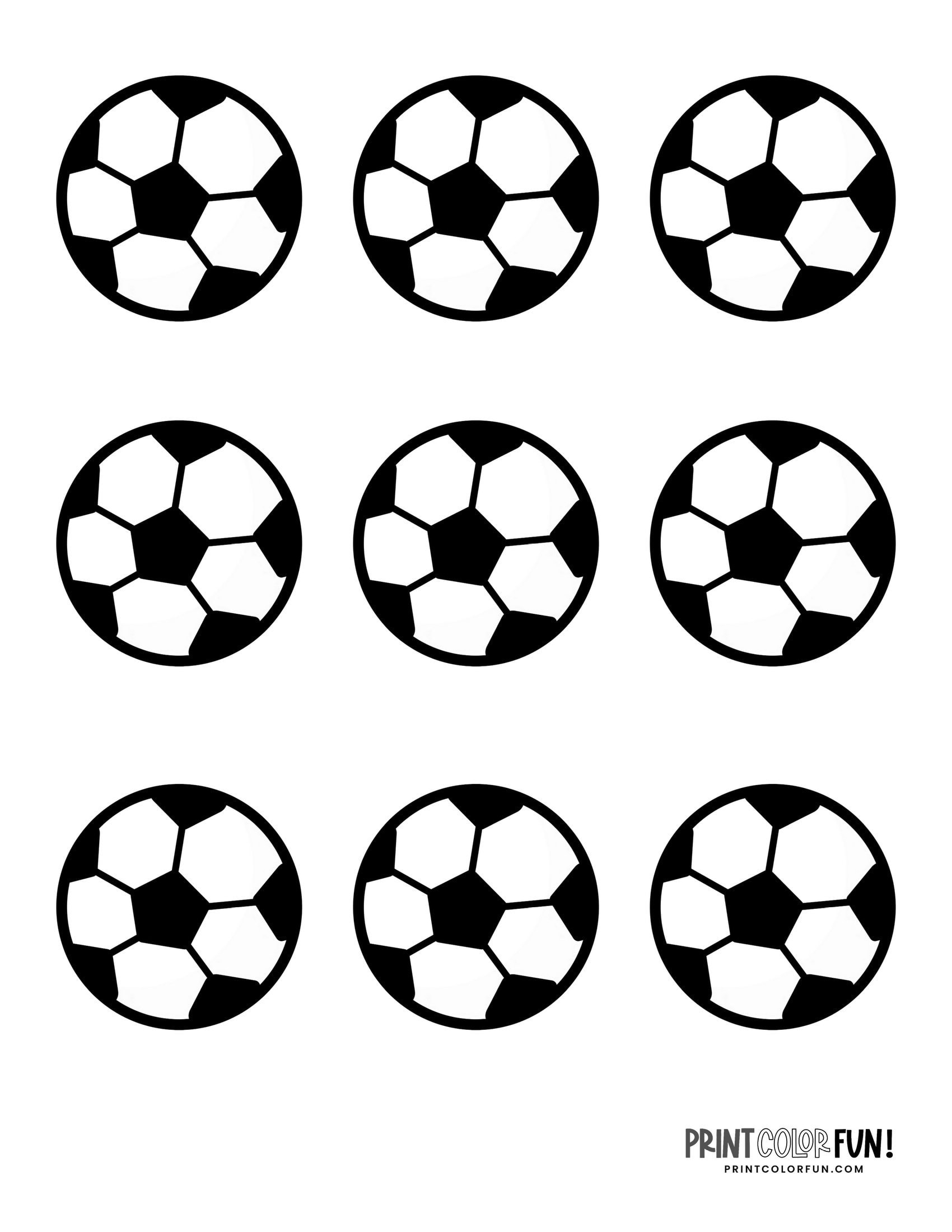 Printable Soccer Ball Images