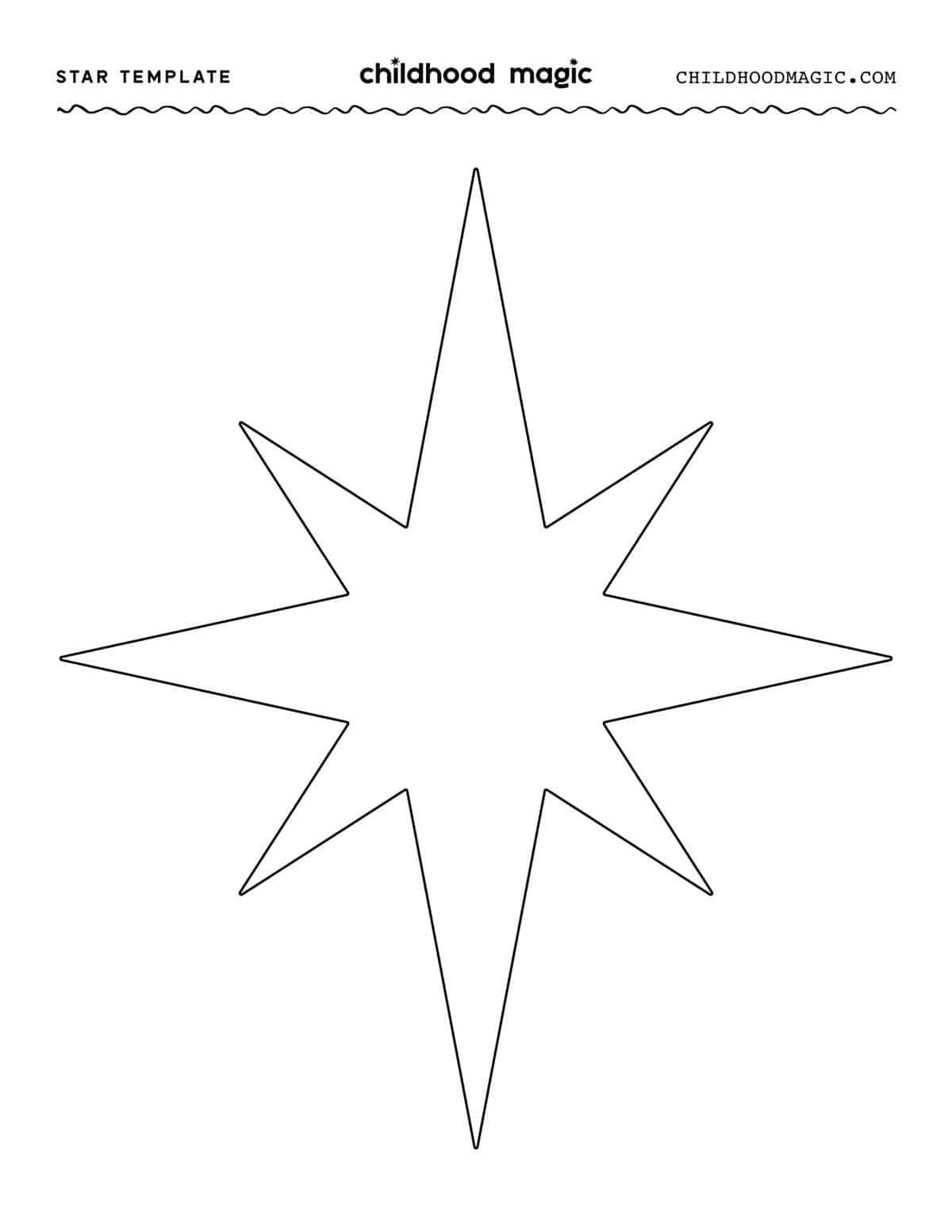 Printable Image Of A Star