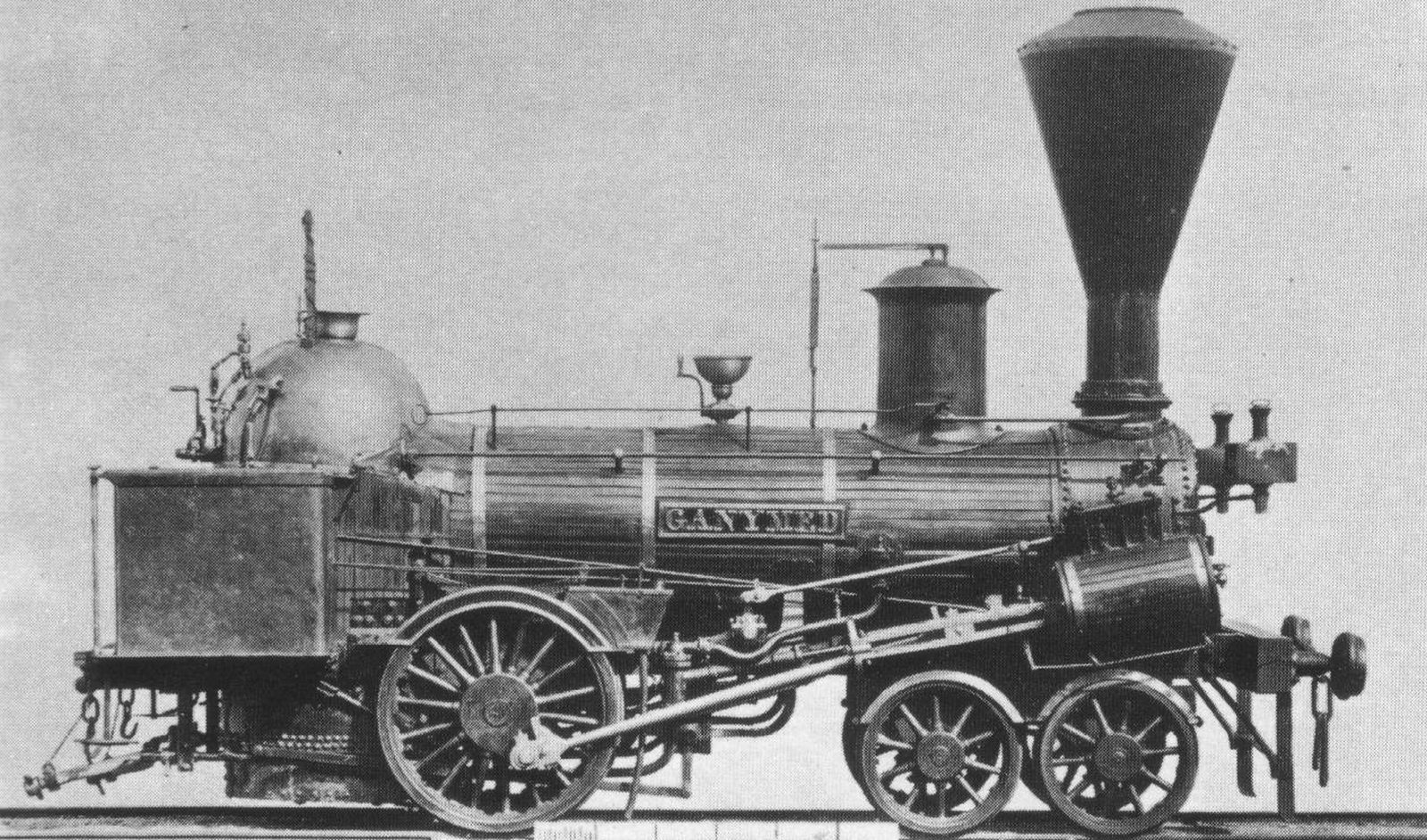 Printable 1862 4-4-0 Steam Image