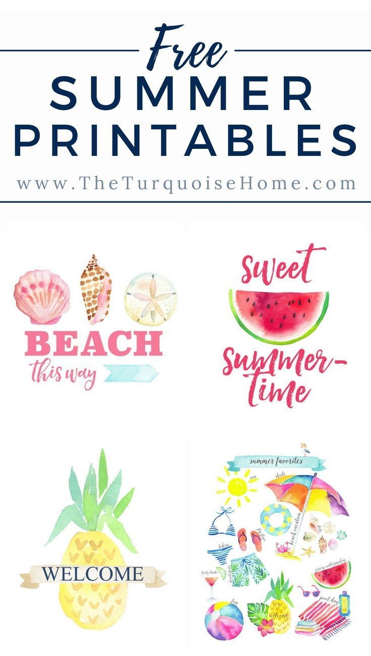 Summer Favorites Printable More 