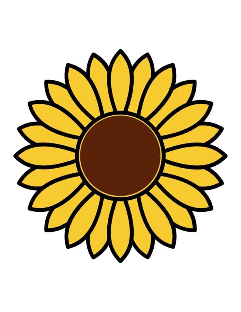 Sunflower Printable Images