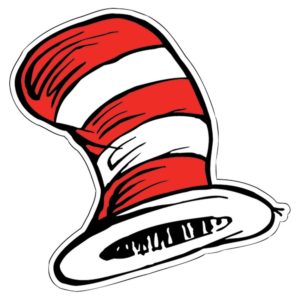 The Cat In The Hat Hats Paper Cut Outs 36 pkg EU 841300 Eureka Accents