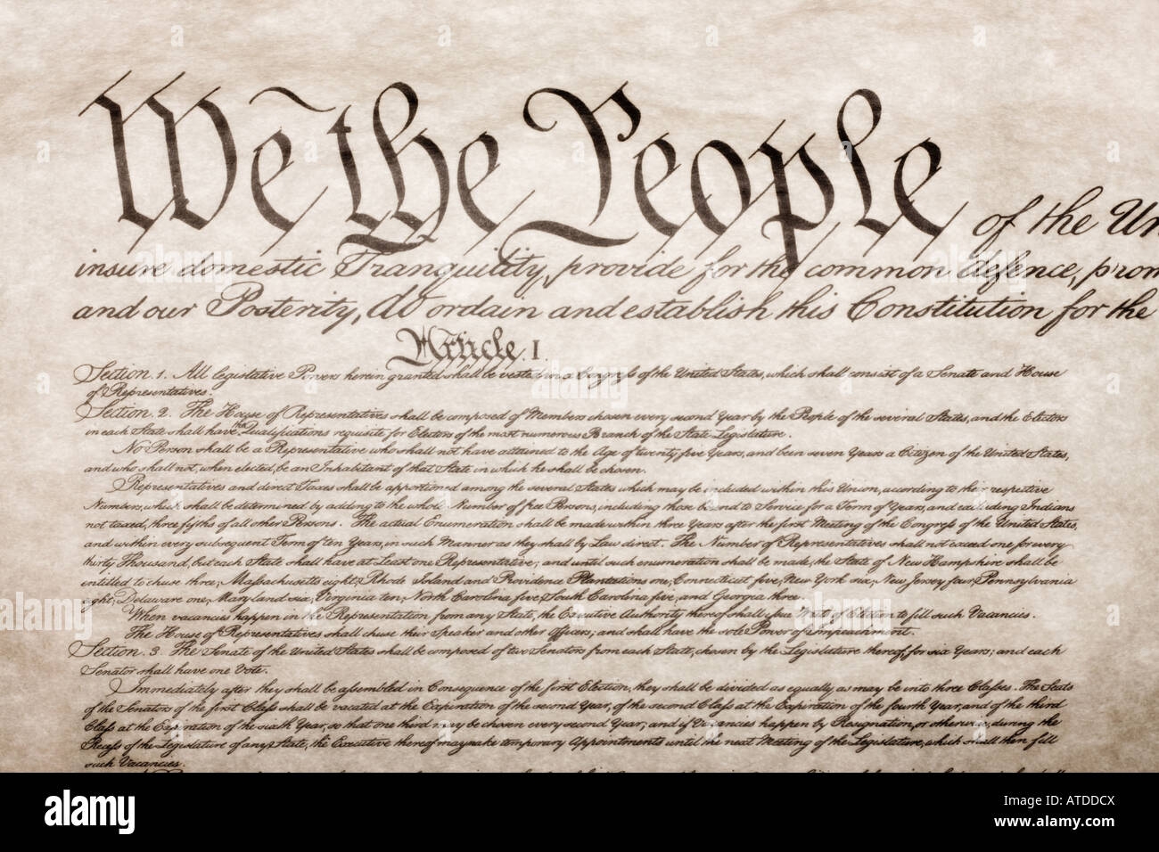 Printable Image Of The Constitution