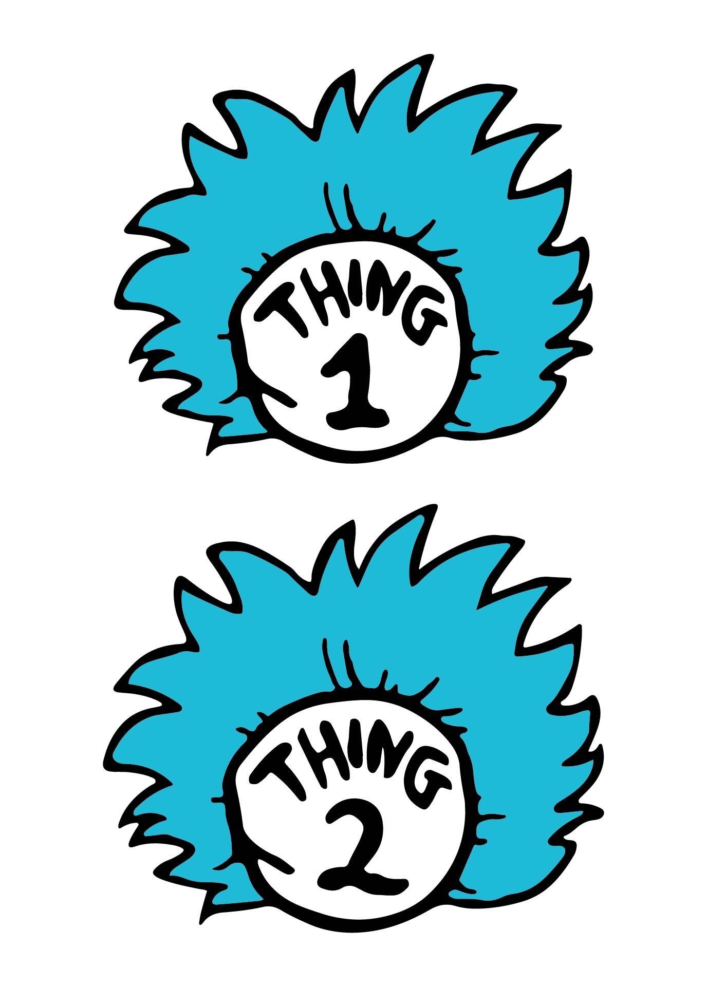 Thing 1 Thing 2 Printable Images
