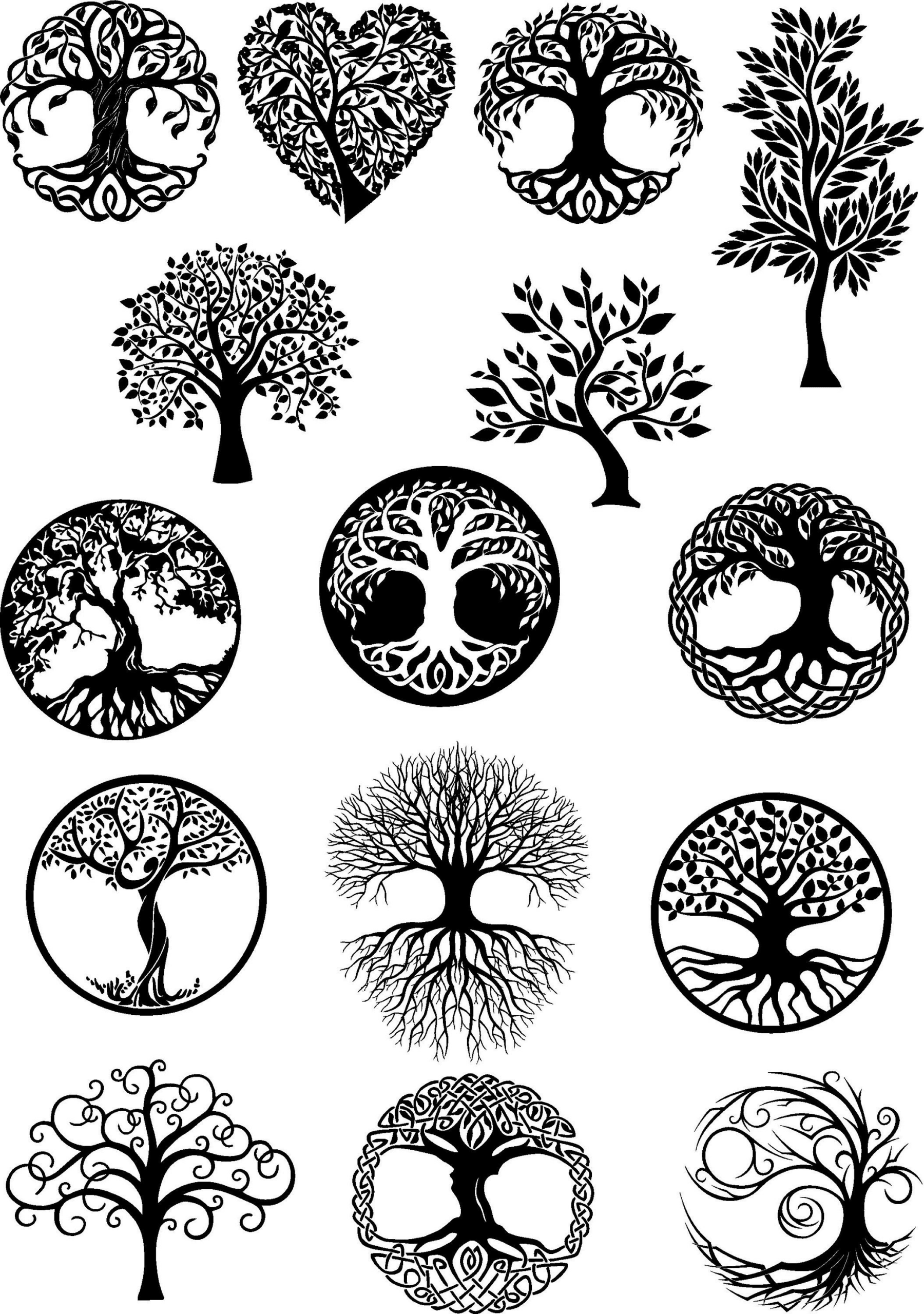 Printable Images Of Tree Of Life