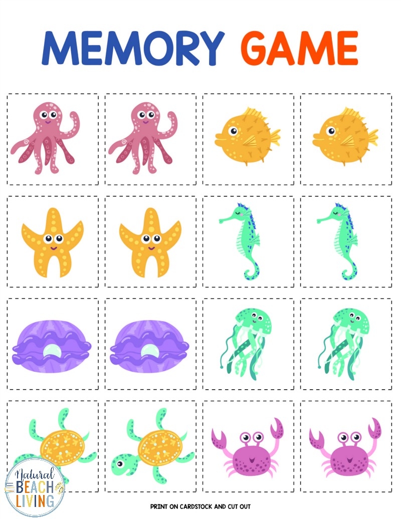 Under The Sea Printable Activities Ocean Theme Activities Natural Beach Living