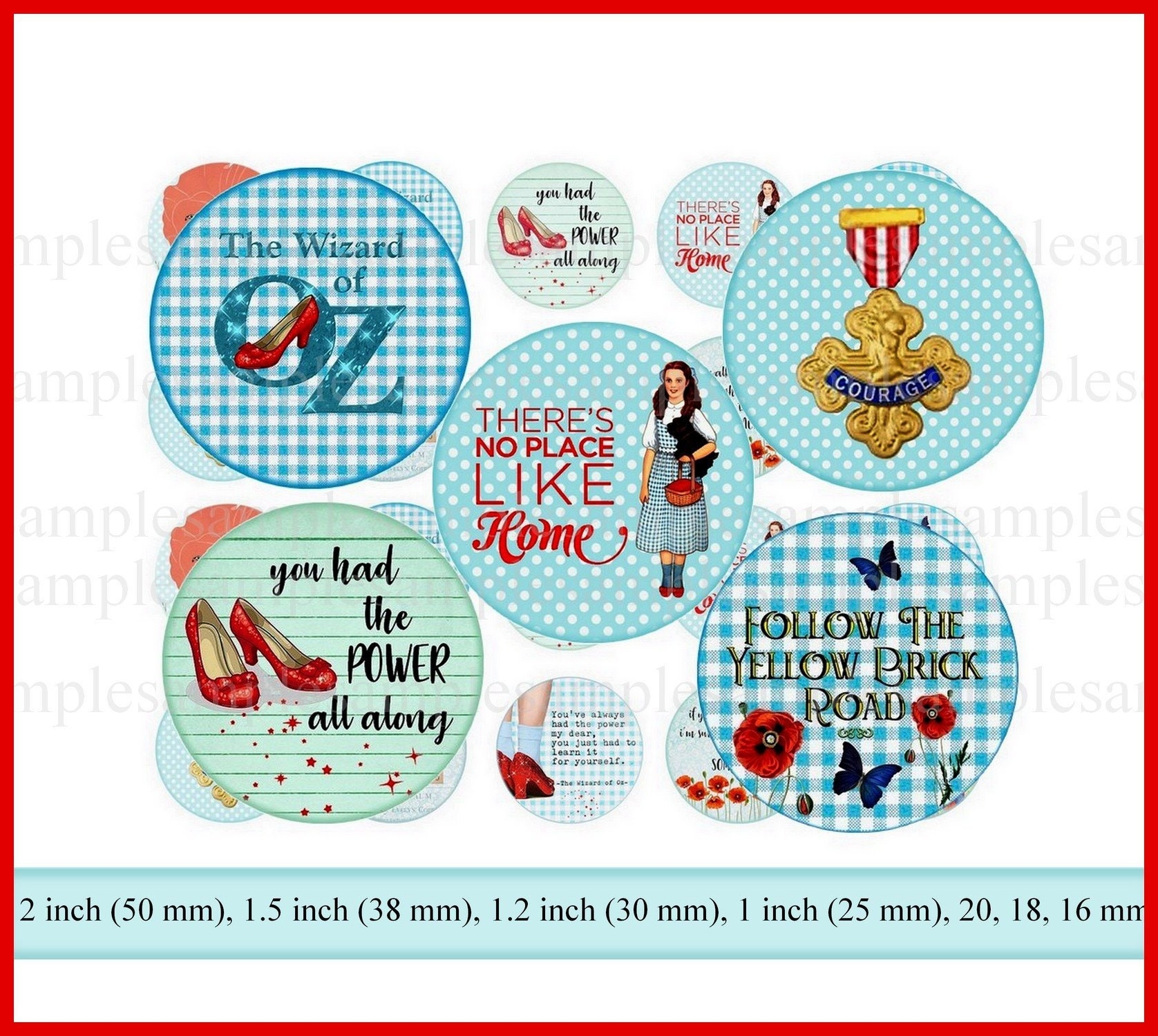 Printable Wizard Of Oz Bottle Cap Images