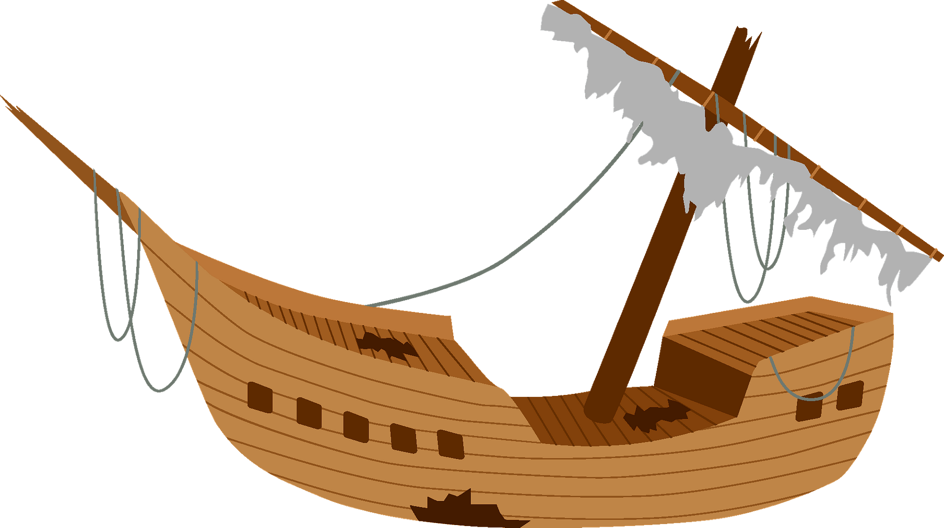 Wrecked Ship Free Vector Clipart Images On Creazilla